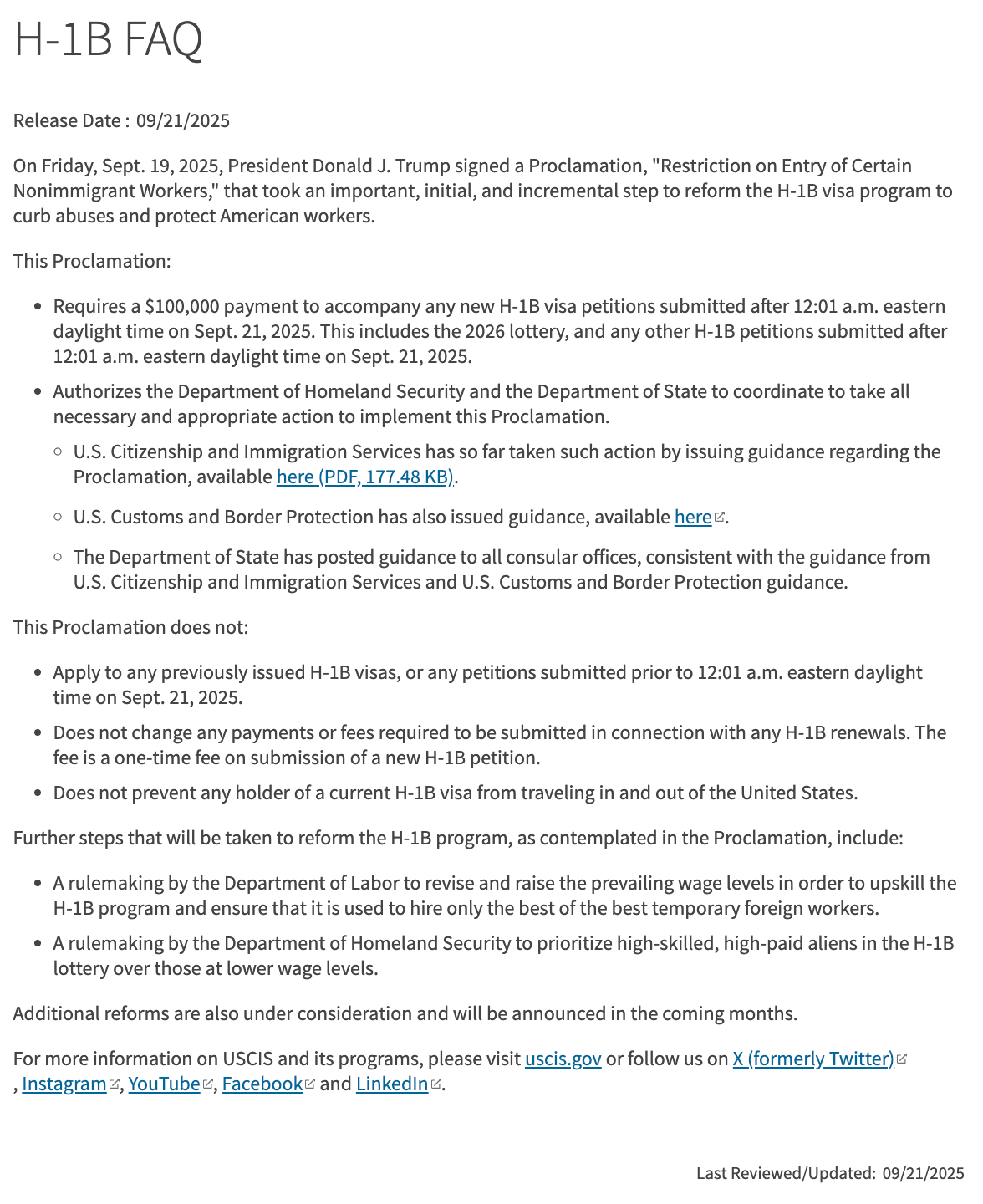 H-1B加收10万美元新政正式生效：哪些群体受影响？未来趋势何去何从？